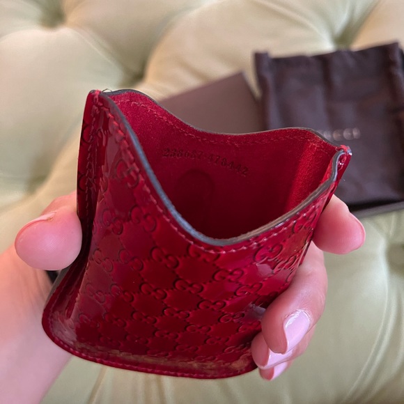 Gucci case phone case pouch red patent - Picture 4 of 4